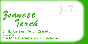 zsanett terch business card